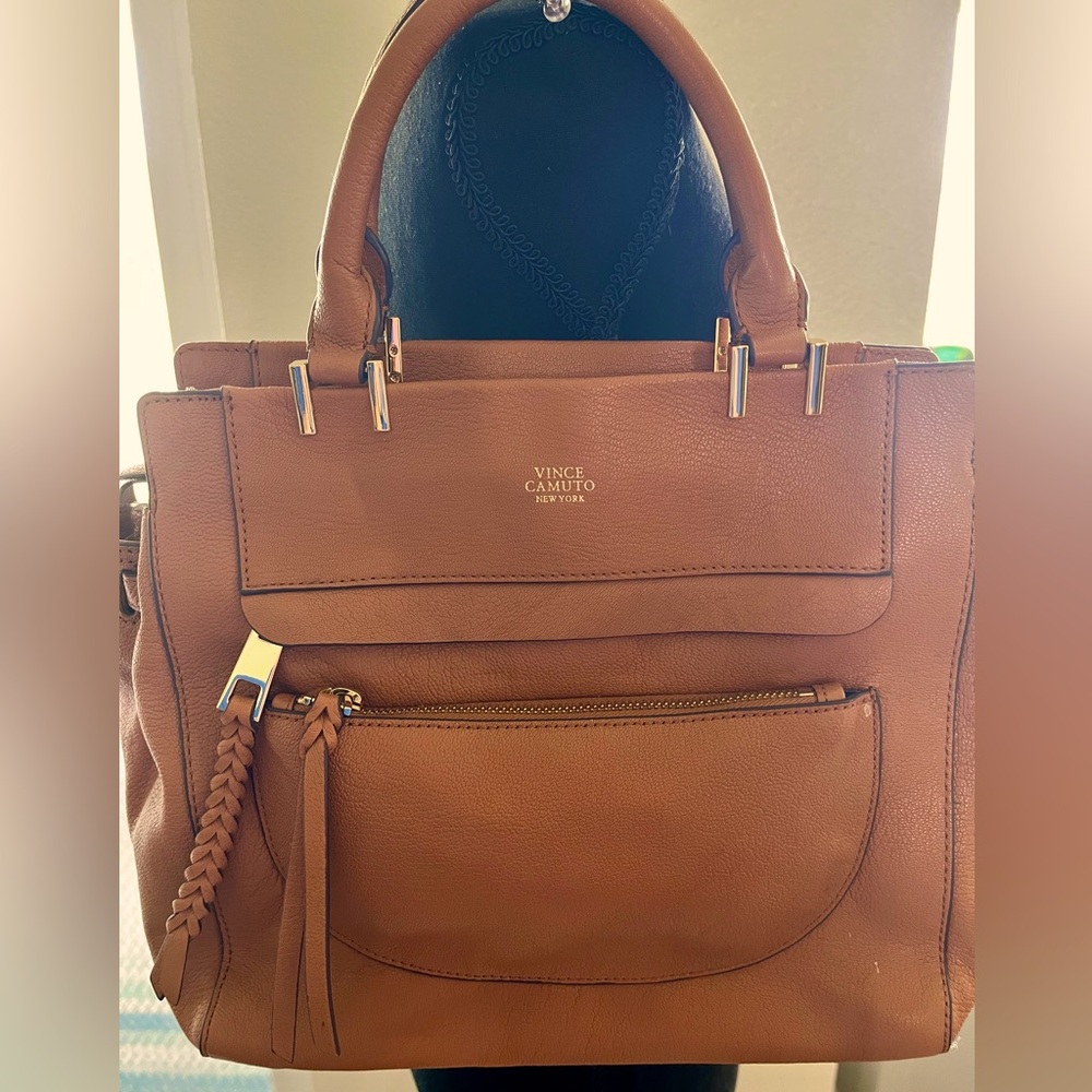 Vinca Camuto Leather Tote Bag, NWOT